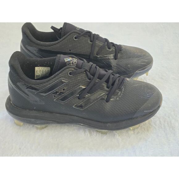 Adidas Youth Adizero Afterburner Molded Baseball Cleats Size 5.5 Black - Picture 1 of 7